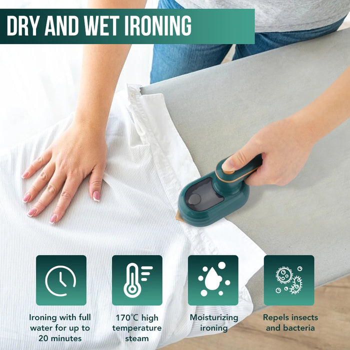 Rotatable Garment Steamer Handheld Ironing Machine Wet and Dry Ironing Machine Home Traveling Clothes Steamer