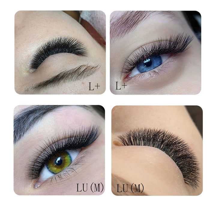 Rujade M LC L Curl Lash Extension MIX Matte Faux Mink Eyelashes Extension Individual Eyelashes LU L+ LD Makeup False Lash Cilios