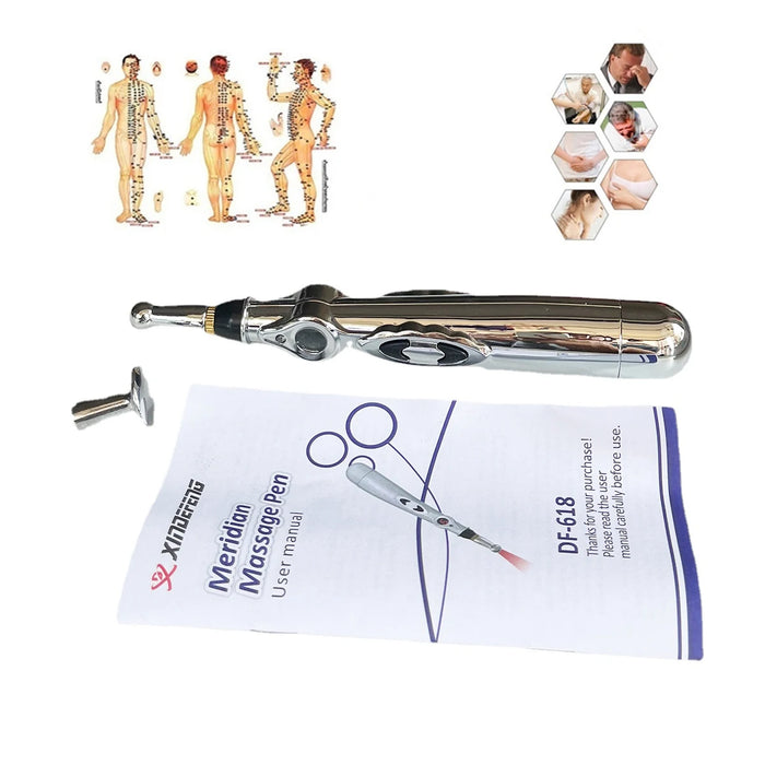 Acupuncture Pen Electric Meridians Therapy Heal Energy Electronic Massage Pain Relief Pen Tools