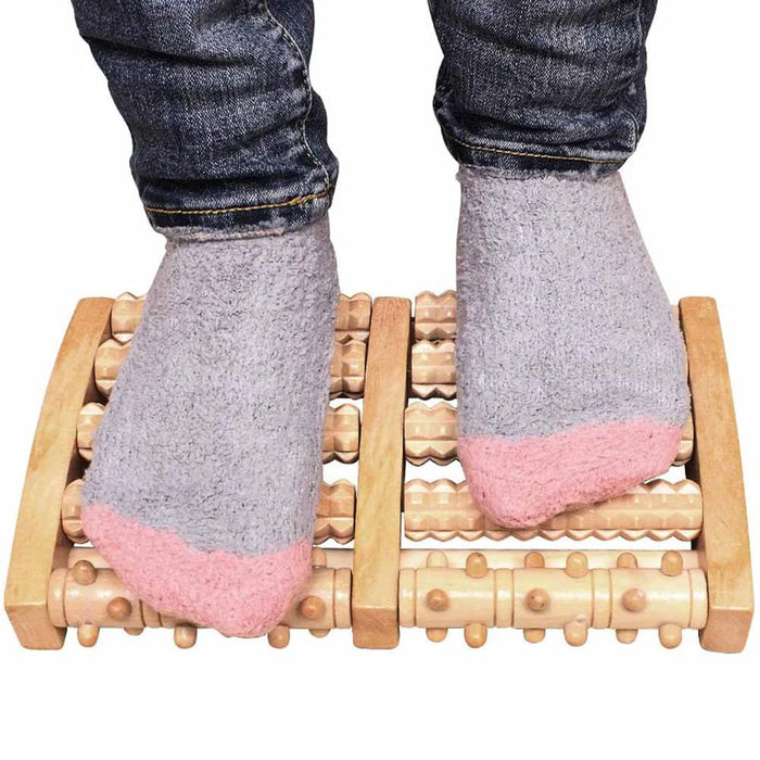 Foot Massager Roller - Plantar Fasciitis & Stress Relief, Foot Arch Pain, Muscle Aches, Soreness - Stimulates Myofascial Release