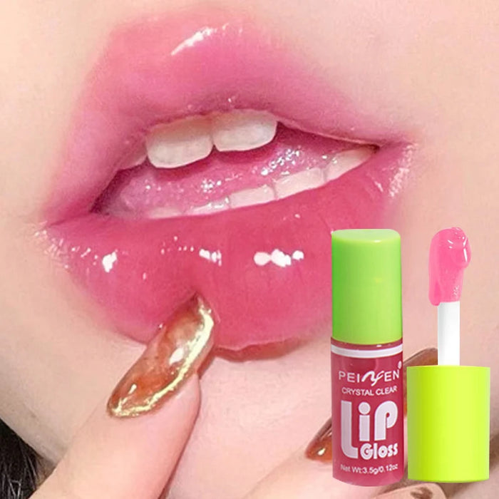 6PCS/Sets Moisturizing Lip Gloss Hydrating Transparent Lip Plumper Oil Lasting Nourishing Lips Glaze Women Beauty Cosmetics Set