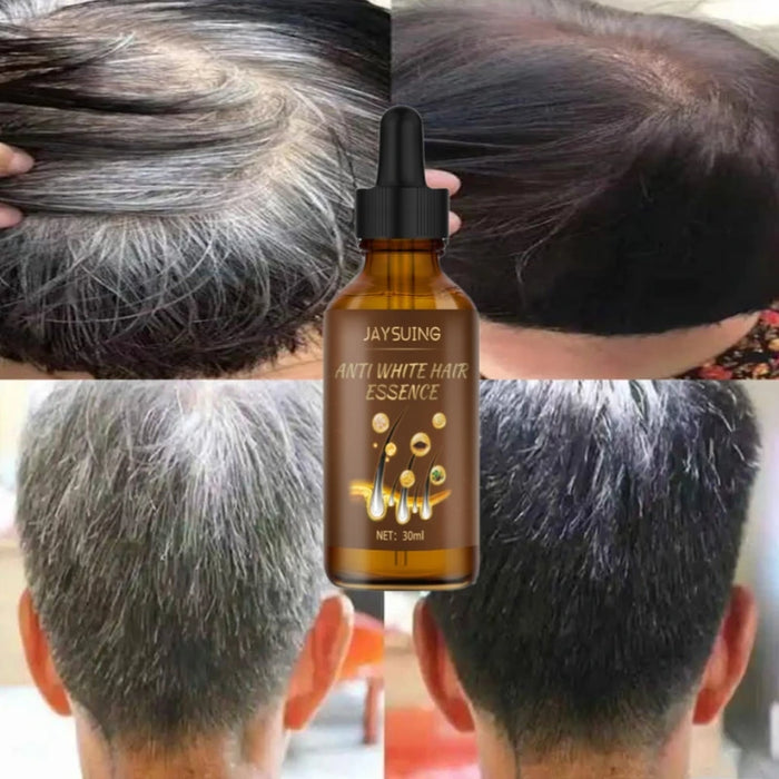 Lasting Anti Gray Hair Treatment Serum White to Black Hair Growth Natural Color Repair Nourish Men Women Anti Hair Loss Products