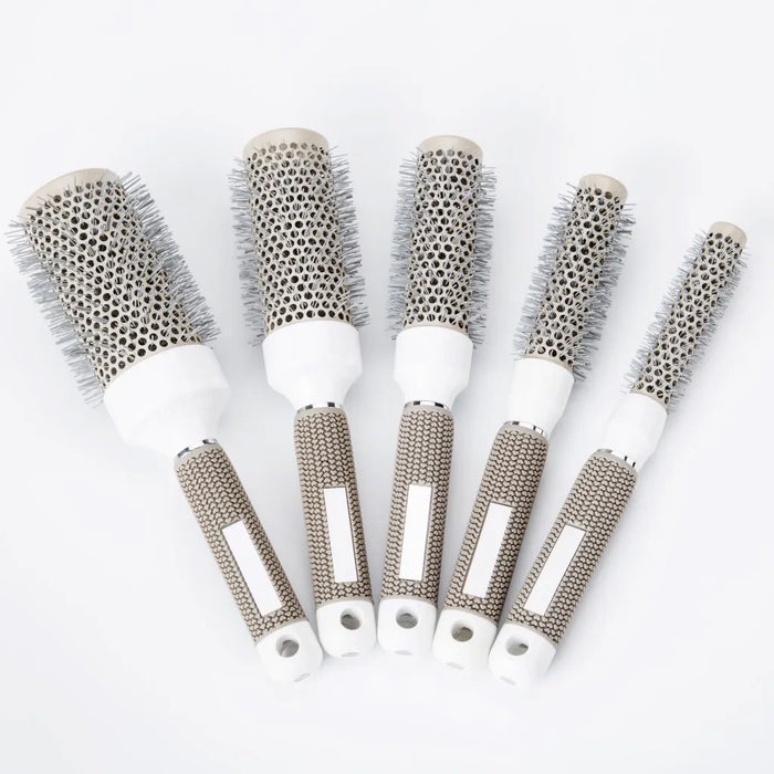 6 Size Hair Brush Nano Hairbrush Thermal  Round Barrel Comb Hairdressing Hair Salon Styling Drying Curling