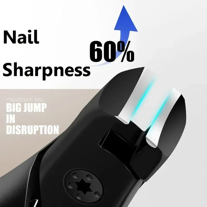 2023 Newest Anti-Splash Nail Clippers Single Nail Clipper Thick Hard Special Nail Trimmer Large Size Household Thick Nails