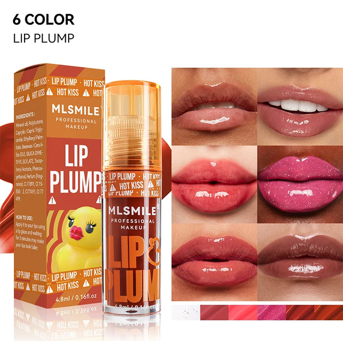 6 colors Moisturizing Lip Gloss Pearlescent Lustrous Mirror Plumper Long Lasting Shiny Sexy and charming Lipsticks cosmetics