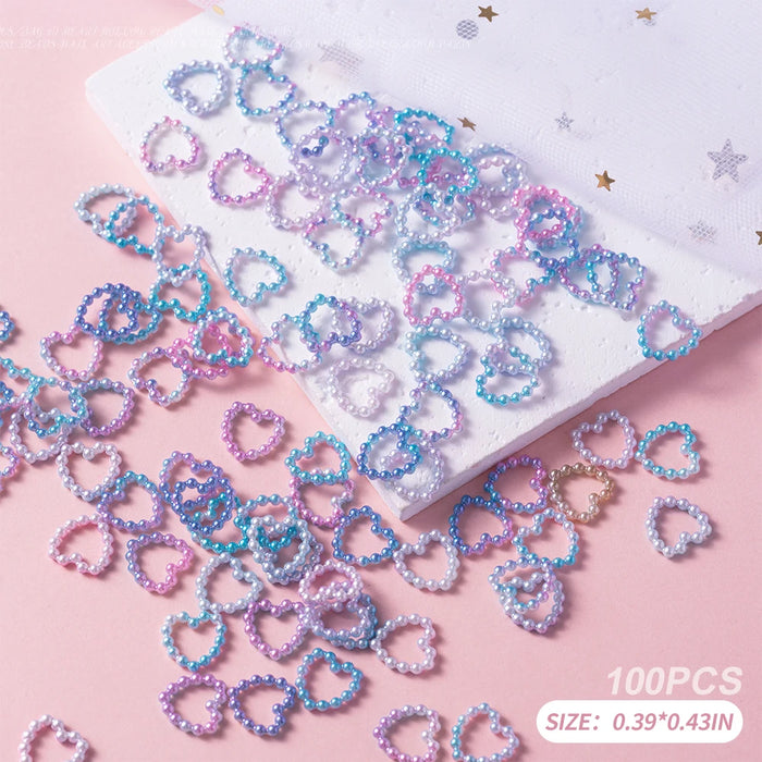 500-600pcs Bow Flower Nail Art Resin Decorations Mix Shapes Nail Charms Press on Manicure Supplies Jewelry Kawaii Accessories *&