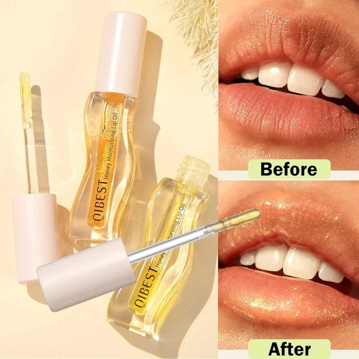 Honey Shiny Lip Oil Moisturizing Anti-dry Lip Balm Easy To Carry Anti-cracking Water Gloss Hydrating Lipstick Lip Care Cosmetics