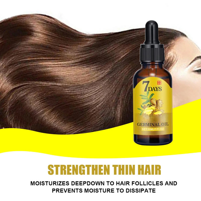 Fast Hair Growth Men Women Ginger Growth Hair Oil Treatment Anti Hair Loss Scalp Treatment Serum Products Beauty Healthwholesale