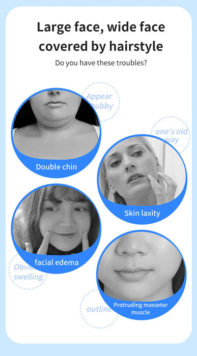 EMS V-Face Double Chin Reducer Face Massager Face Shape Facial Lifting Slimming Microcurrent Beauty Device Skin Tightening