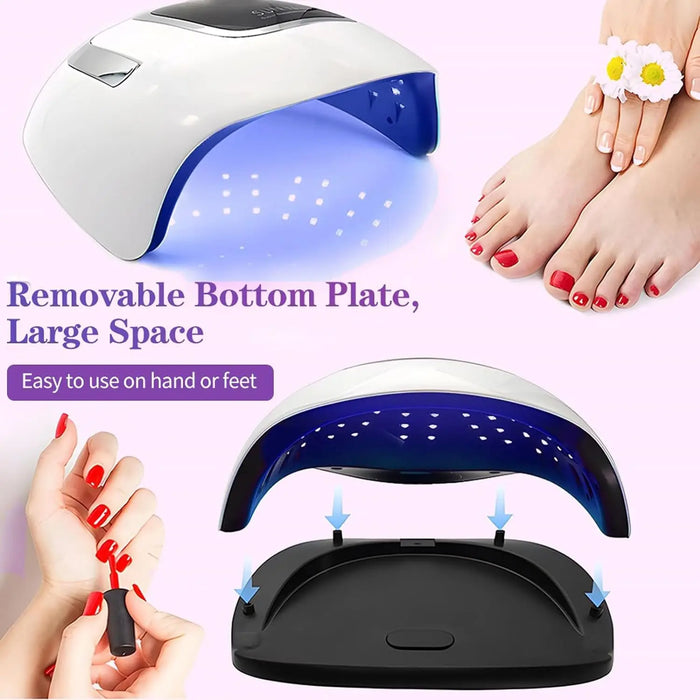 SUN X19 MAX UV LED Nail Drying Lamp 320W Professional UV Nail Dryer Light for Gel Nails 72 Beads Fast Curing Gel Polish Lamp