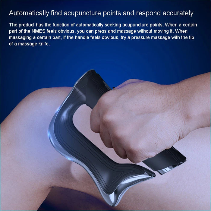 Electric Fascia Gun Electric Muscle Stimulation Massage Muscle Relax Electric Scraping Fascia Knife Muscle Pain Rehabilitation