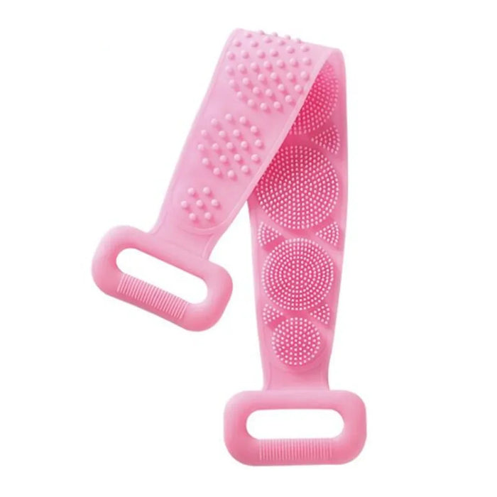 Silicone Body Scrubber Back Massage Exfoliating Sponge Bathroom Bath Brush Scrub Shower Brush Body Wash Scrub Removal Bath Spong