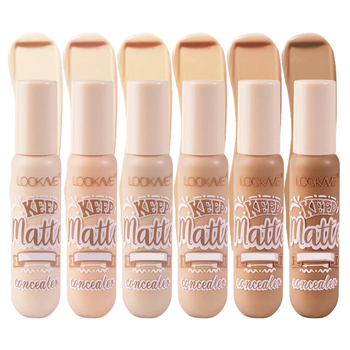 Liquid Concealer Stick Foundation Cream 6 Color Moisturizing Full Coverage Acne Dark Circle Natural Matte Concealer Cream Makeup