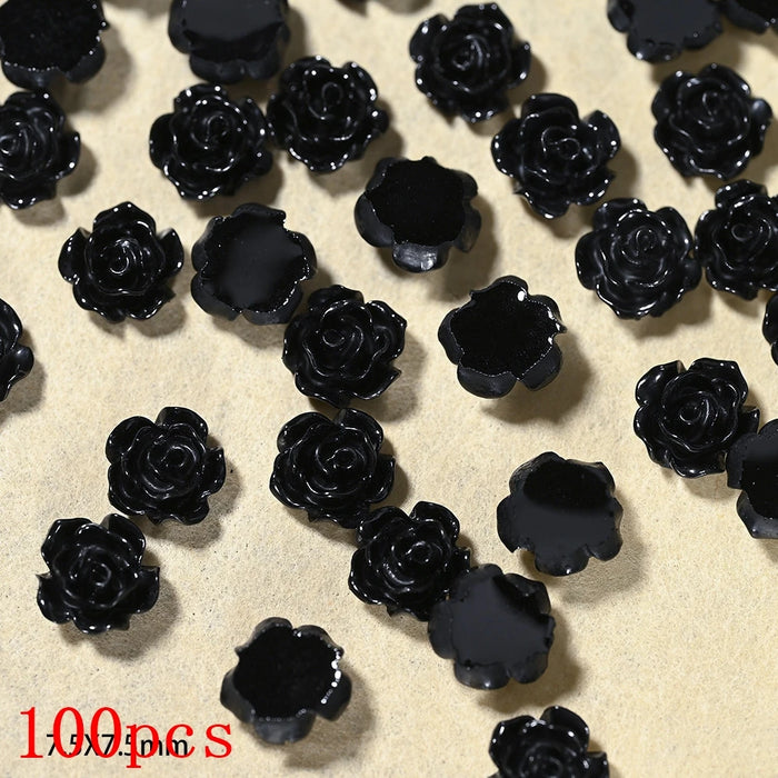 500-600pcs Bow Flower Nail Art Resin Decorations Mix Shapes Nail Charms Press on Manicure Supplies Jewelry Kawaii Accessories *&