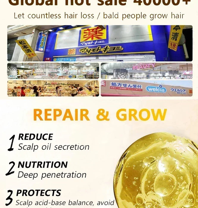 Fast Hair Growth Hair Growth Oil Effective Baldness Repair Hereditary Loss Postpartum  Loss Seborrheic Hair Anti Loss