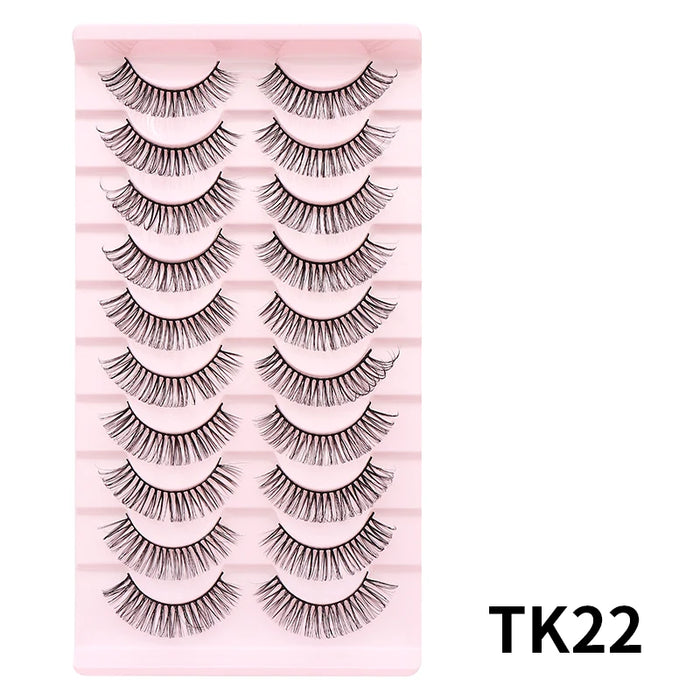 Russian Strip Lashes Makeup Lashes 25mm 3D Mink Volume Fluffy Natural False Eyelashes Thick Dramatic Mink Eyelashes Wholesale