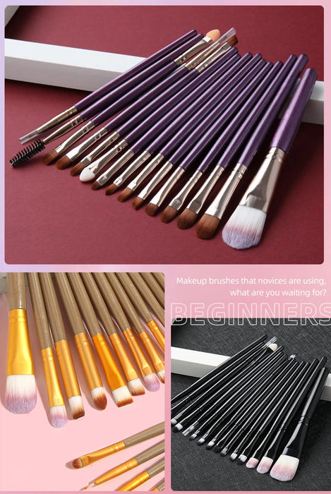 Maange MAANGE 20 PCs Makeup Brush Set Eye Shadow Brush Set Foundation Brush Beauty Tools