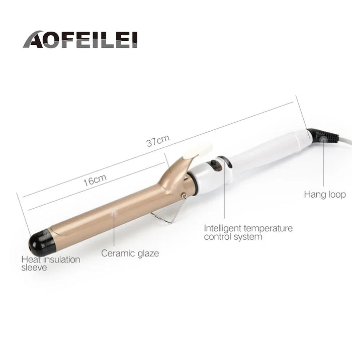 Aofeilei 19-38mm Ceramic Electric Hair Curlers 38mm Big Curl Curling Iron 19mm Hair Culers 25mm Curling Iron 32mm 28mm