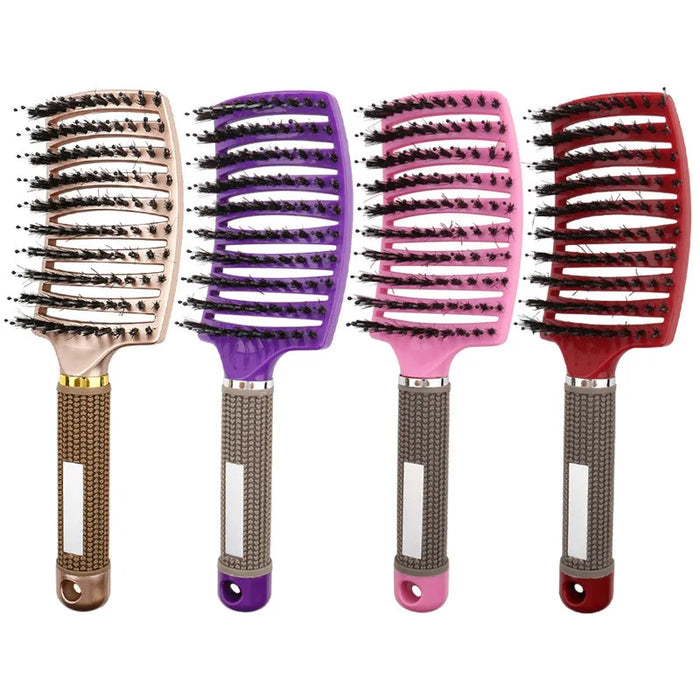 1pcsDetangle Hairbrush Women Hair Brush Massage Comb Anti Klit Brushy Haarborstel Scalp Curly Combing brushes Hairdressing Tools