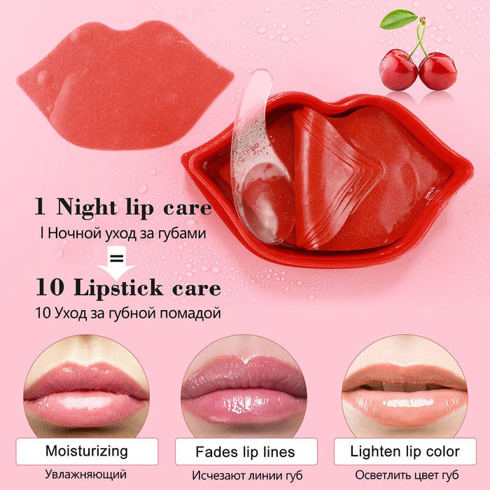 Fruit Vitamin C Moisturizing Skincare Lip Mask Reducing Lip Wrinkles Repair Skin Lip Patches Face Care Masks Recreate Sexy Lips