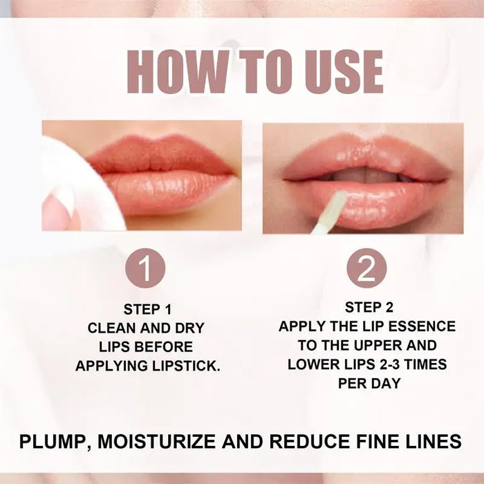 Lip Plump Serum Instant Increase Lips Elasticity Volumising Essential Oil Reduce Fine Lines Moisturizing Nourish Sexy Lip Care