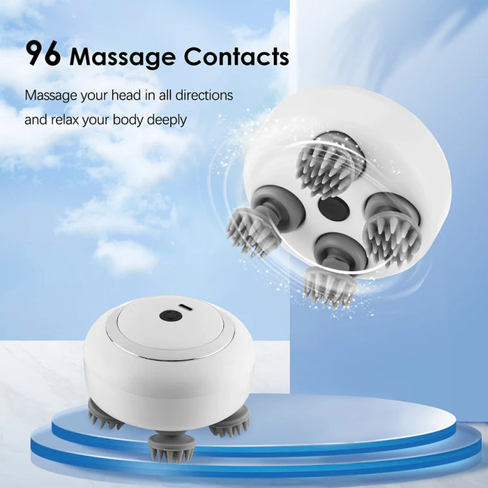 Multi Claw Head Massager Electric Relaxation Shoulder Leg Arm Neck Deep Tissue Head Scalp Kneading Vibrator