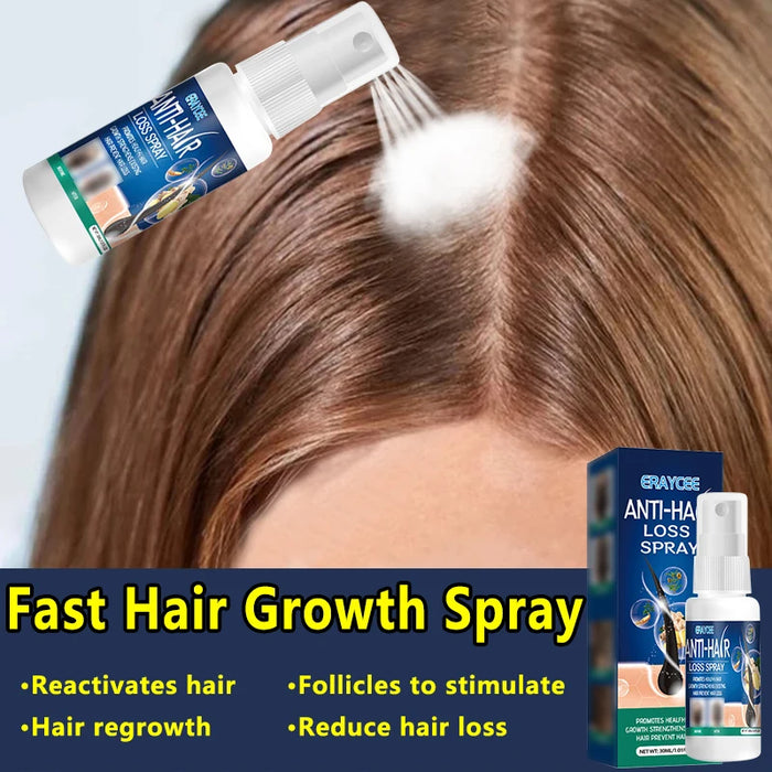 Powerful Hair Growth Serum Spray Ginger Anti Loss Treatment Products Men Women Fast Regrowth Loss Postpartum