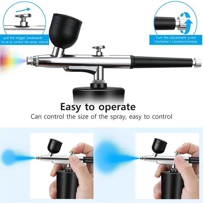 Airbrush Nail With Compressor Portable Airbrush Nails Airbrush For Nail Cake Painting Crafts Air Brush Nail Art Paint Compressor