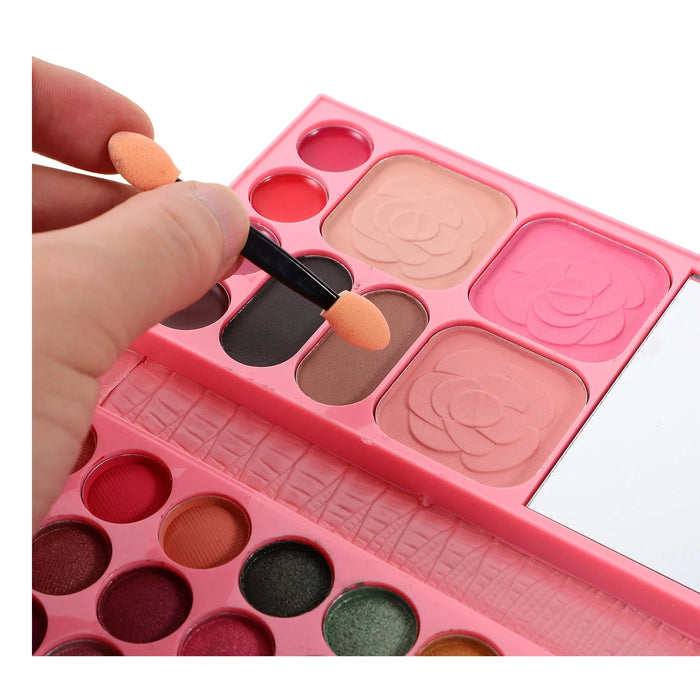 33 Colors Makeup Kit Eyeshadow Powder Blush Lipstick Pallets Long Lasting Girl Pan with Mirror Beginner Plate Cosmetics Makeup