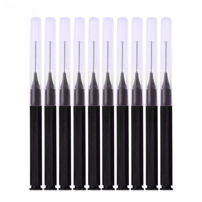 20Pcs Mini Eyebrow Brush Brow Perm Brush Disposable Brow Lifting Brushes Bendable Micro Eyelash Brush Applicators Makeup Tools