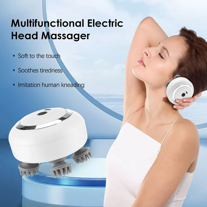 Multi Claw Head Massager Electric Relaxation Shoulder Leg Arm Neck Deep Tissue Head Scalp Kneading Vibrator