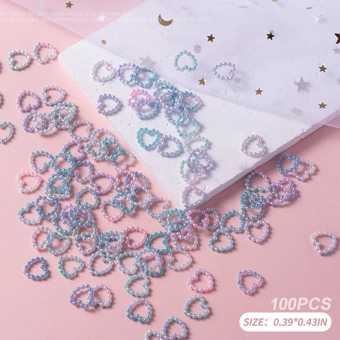 500-600pcs Bow Flower Nail Art Resin Decorations Mix Shapes Nail Charms Press on Manicure Supplies Jewelry Kawaii Accessories *&