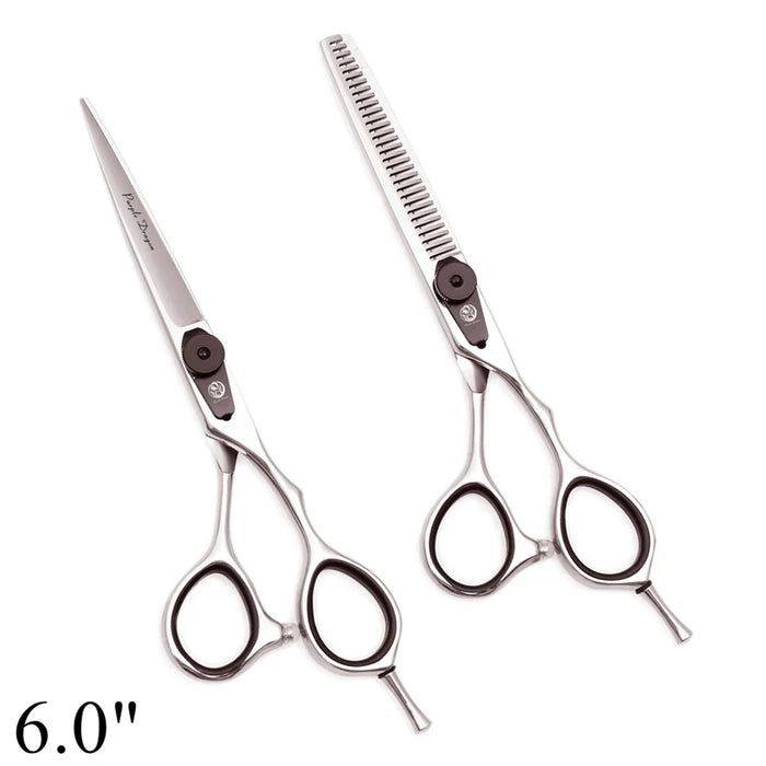 Hair Scissors Professional Purple Dragon 5.5" 6" Japan 440C Barber Hairdressing Scissors Haircut Set Thinning Shears Razor Z9015