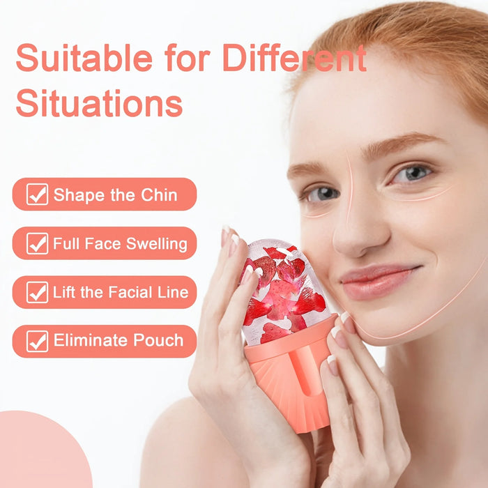 Silicone Ice Cube Tray Beauty Lifting Ice Ball Facial Massager Contour Eye Roller Skin Care Body Care Skin Care Tools