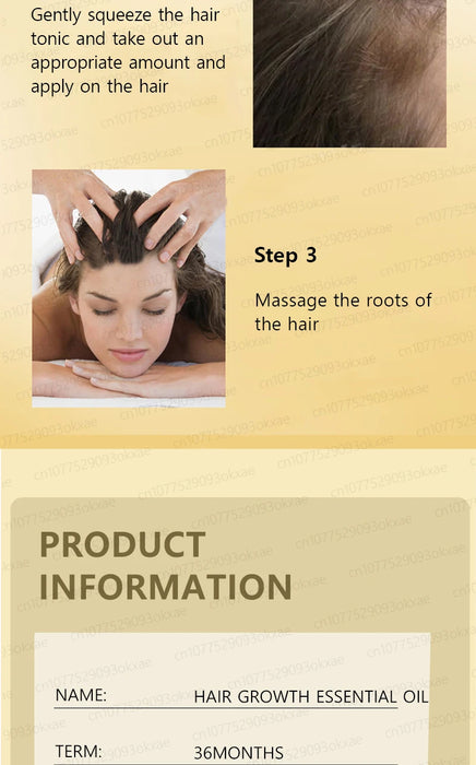 Hair growth products to quickly repair hair loss, hereditary hair loss, seborrheic alopecia