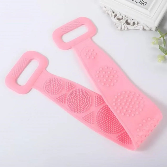 Silicone Body Scrubber Back Massage Exfoliating Sponge Bathroom Bath Brush Scrub Shower Brush Body Wash Scrub Removal Bath Spong