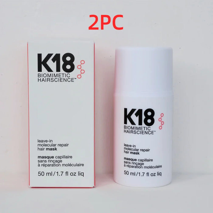 New K18 150ML Repair Hair Mask Leave-In Molecular Damage Restore Soft Hair Scalp Science Treatment Nourish Hair Care Product