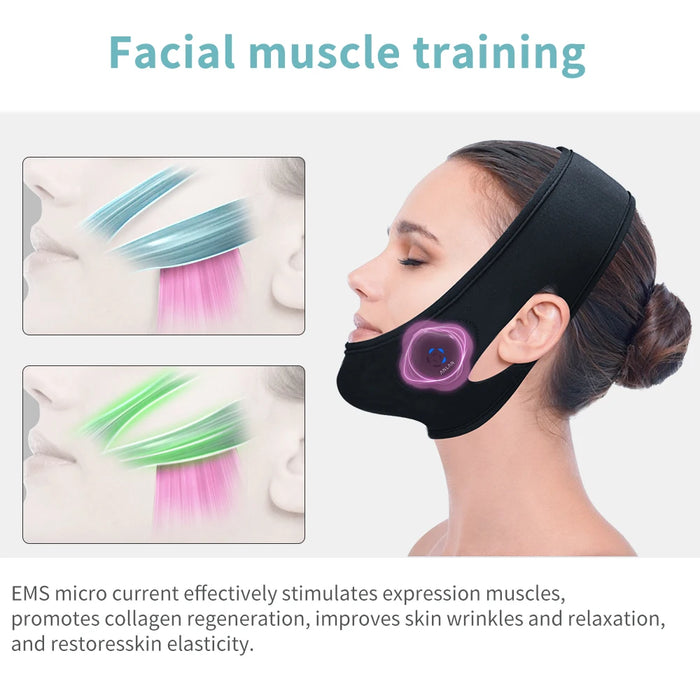 ANLAN V Shape Face Lifting Massager Face Slimming Mask Anti Wrinkle Reduce Double Chin Cheek Lift Up Belt Face Slimming Device