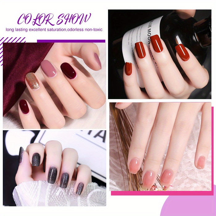 2/3 Piece Set Top Coat Base Coat and Base Coat UV/LED Semi-Permanent Clear Coat Gel Nail Polish, Nail Art Kit for Everyone